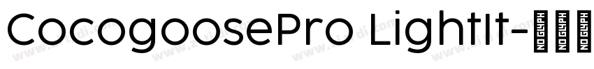 CocogoosePro LightIt字体转换